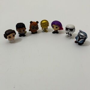 Disney Doorables Star Wars And Others Lot of 7